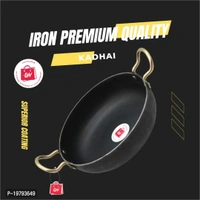 Lazy window Traditional Iron Kadhai Deep Bottom Kadhai