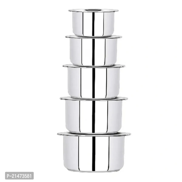 Stainless Steel Friendly Tope /Patila / Cookware With Lids