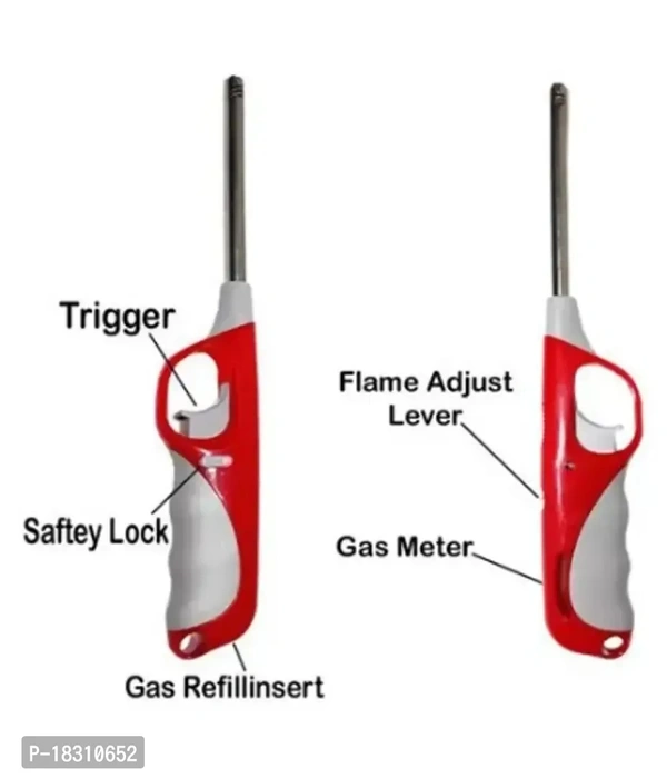 Multi Utility Electric Lighter Flameless Windproof Portable Lighter For Kitchen Stove BBQ(Random Colour)