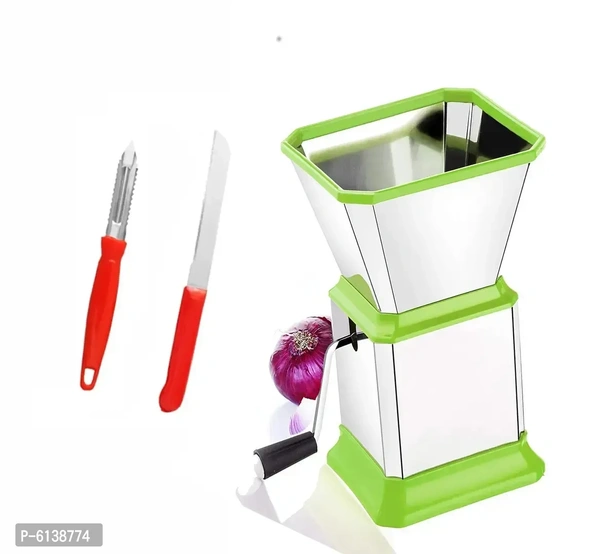Ss Chilly Cutter With Sharp Ss Knife Peeler(Set Of3)