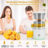 Portable Citrus Juicer, Electric Orange Juice Squeezer With Powerful Motor And Juicer Machine  