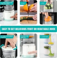 Portable Citrus Juicer, Electric Orange Juice Squeezer With Powerful Motor And Juicer Machine  