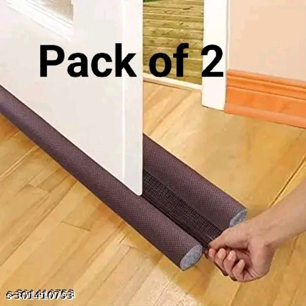 SNB Door guard Bottom Sealing Strip Guard for Home (Size-36 inch) (Pack of 2) (Brown)Name: SNB Door guard Bottom Sealing Strip Guard for Home (Size-36 inch) (Pack of 2) (Brown)Material: NylonPattern: SolidNet Quantity (N): 2Sizes: Free Size (Length Size: 15 cm, Width Size: 10 cm) Country of Origin: India