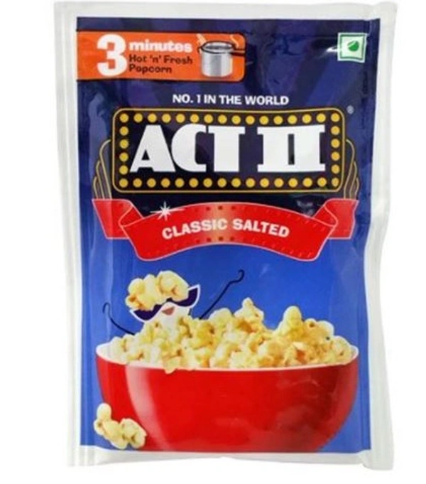 Act II Classic Salted Instant Popcorn B2C - 30+10 Gm