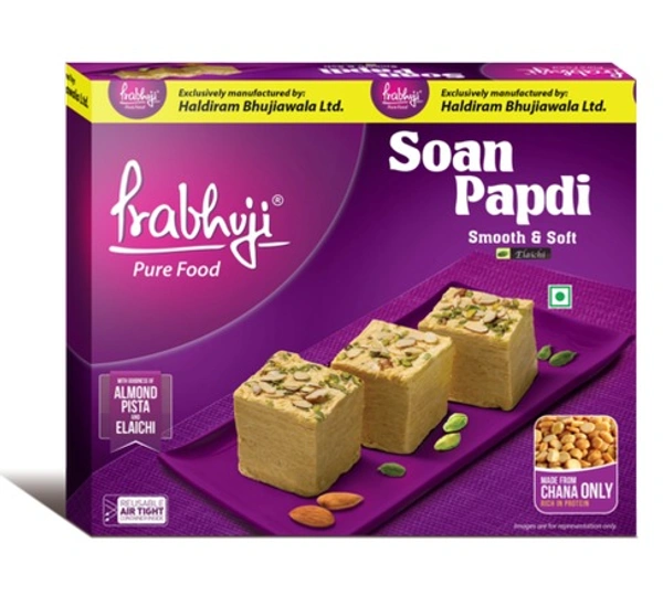 Prabhuji Haldiram Prabhuji Soan Papdi - 450Gm