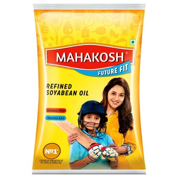 Mahakosh Future Fit Refined Soyabean Oil B2C - 1Ltr