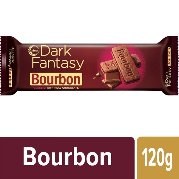 ITC Sunfeast Dark Fantasy Bourbon Biscuits - 120gm