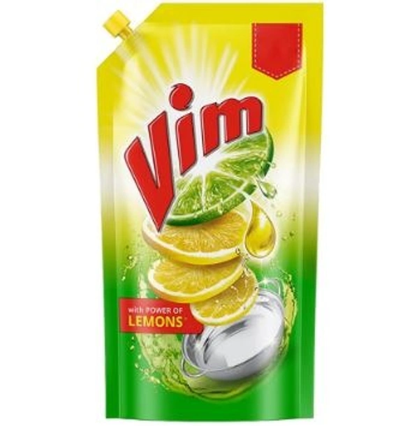 Vim Dishwash Liquid Gel - Lemon B2C - 140ml
