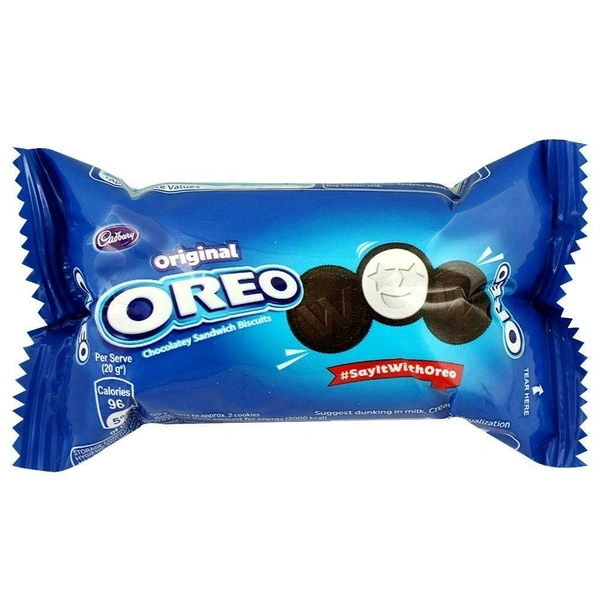Cadbury Oreo Original Vanilla Cream Biscuits B2C - 43.6gm
