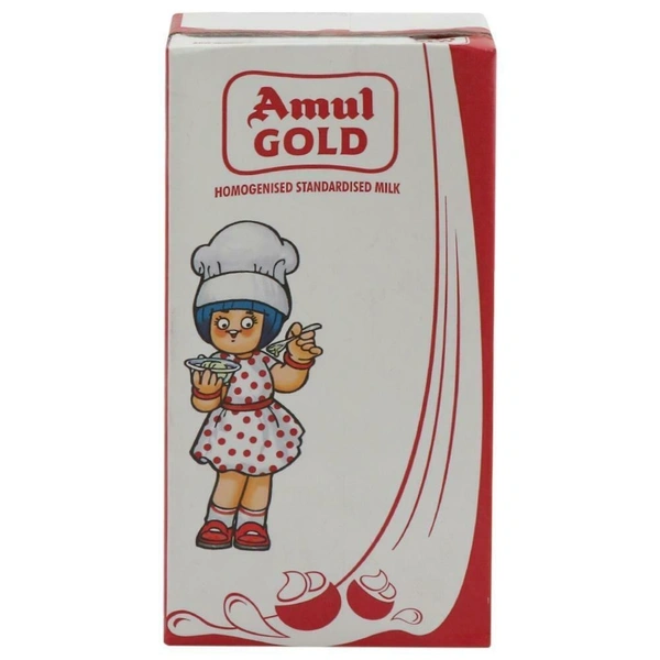 Amul Gold Standardised Milk B2C - 1Ltr
