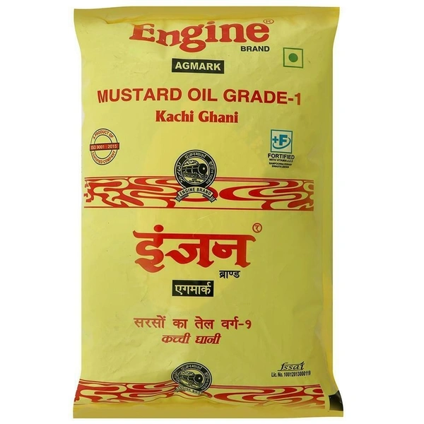 Engine Brand Kachi Ghani Mustard Oil B2C - 1Ltr