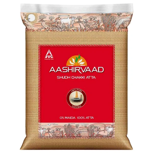 Aashirvaad Whole Wheat Atta B2C - 5Kg