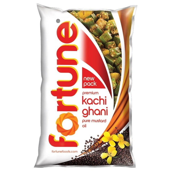 Fortune Premium Kachi Ghani Pure Mustard Oil B2B - 1Ltr
