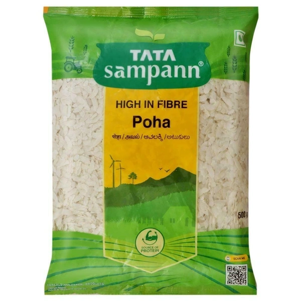 Tata Sampann White Poha B2C - 500gm