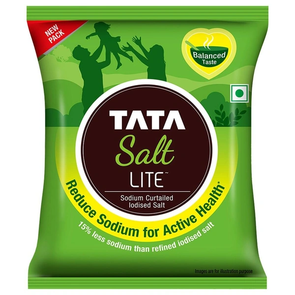 Tata Lite Sodium Curtailed Iodised Salt B2C - 1Kg