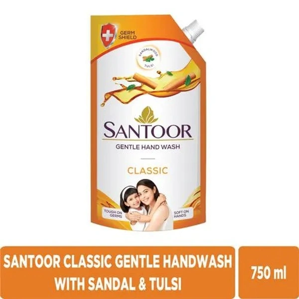 Santoor Handwash - Classic B2C - 750ml
