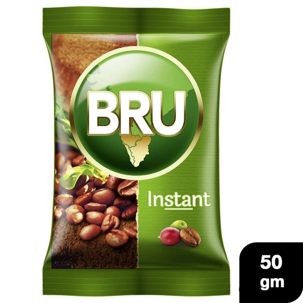 BRU Instant Coffee B2C - 50gm Pouch