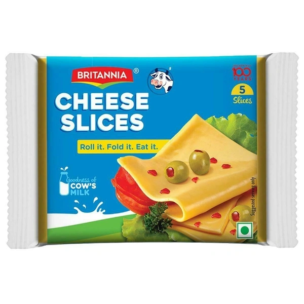 Britannia Cheese Slices B2C - 100gm(Pack of 5)