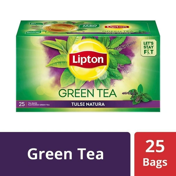 Lipton Tulsi Natura Green Tea Bags B2C - 25 Tea Bags