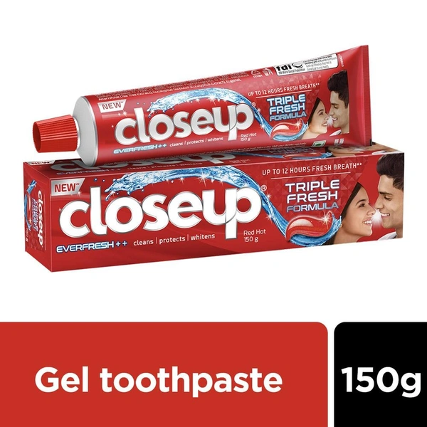 Closeup Everfresh+ Anti-Germ Red Hot Gel Toothpaste B2C - 150gm