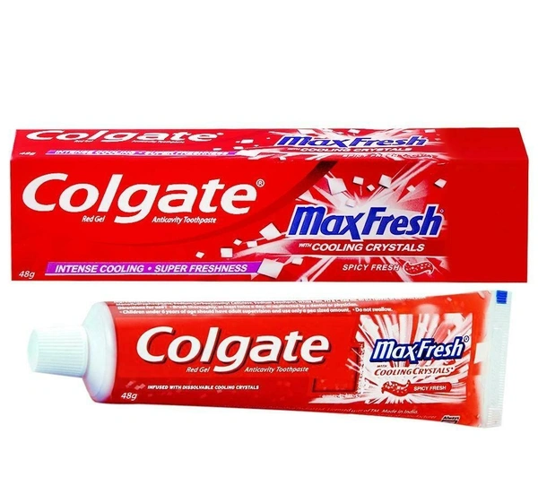 Colgate Max Fresh Spicy Fresh Red Gel Toothpaste B2C - 34gm+6gm Free=40gm