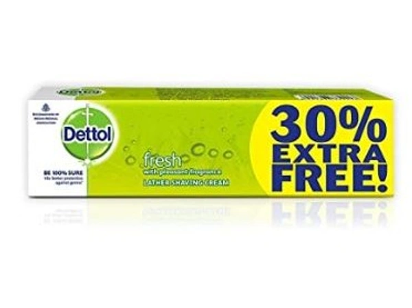 Dettol fresh lather shaving cream B2C - 60gm+18gm=78gm