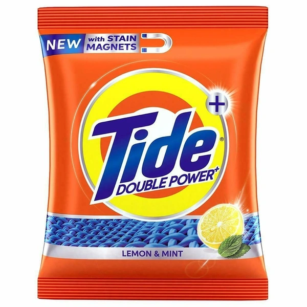 Tide Plus Double Power Lemon & Mint Detergent Powder B2C - 500gm