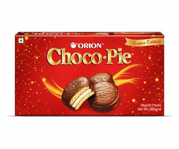 Orion Choco Pie Festive Edition B2C - (1 Boxes) - 20 Choco Pies