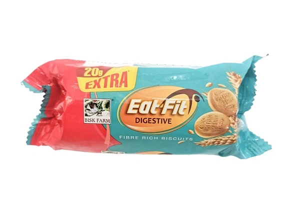 Biskfarm Eat-Fit Digestive -Fiber rich Biscuts B2C - 120gm