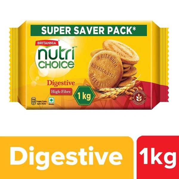 Britannia NutriChoice Hi-Fibre Digestive Biscuits B2B - 1Kg