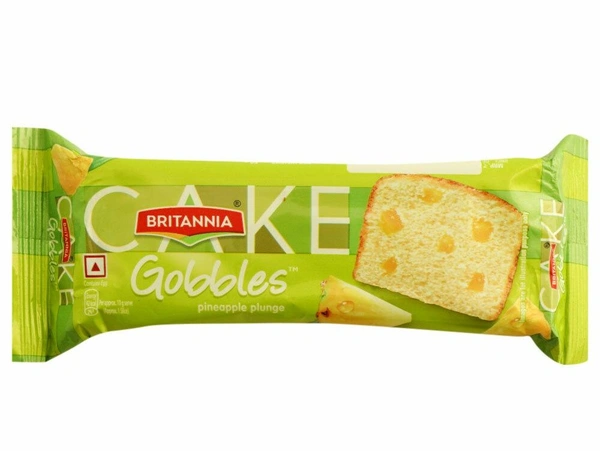 Britannia Gobbles Pineapple Plunge Cake B2C - 30gm