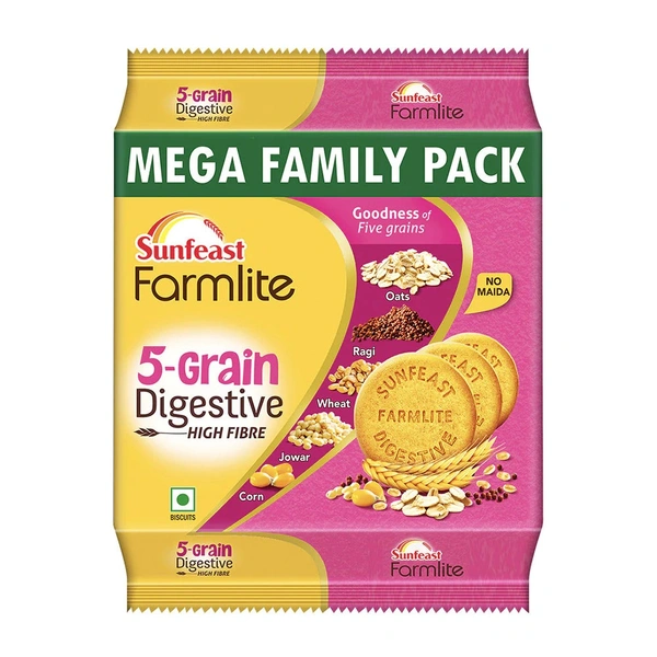 Sunfeast Farmlite 5-Grain Digestive Biscuits B2C - 800gm