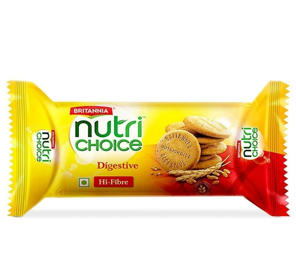 Britannia NutriChoice Digestive High Fibre Biscuits B2C - 200gm