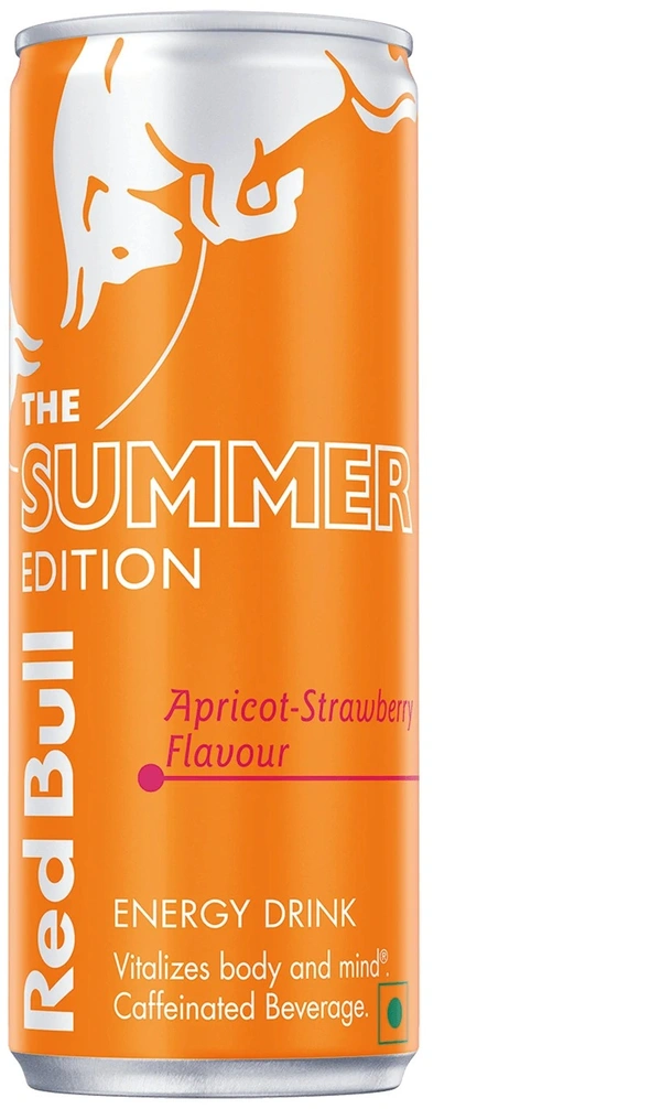Red Bull Energy Drink The Summer Edition, Apricot-Strawberry Flavour B2C - 250ml