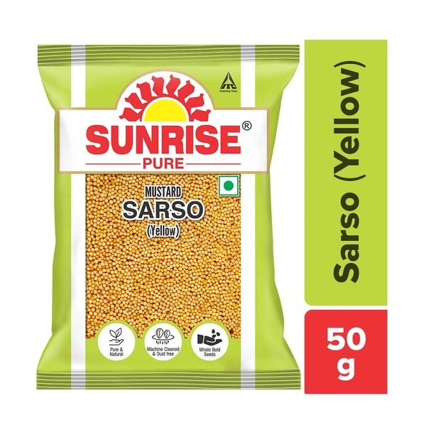Sunrise Mustard Sarso (Yellow) Whole B2C - 50gm