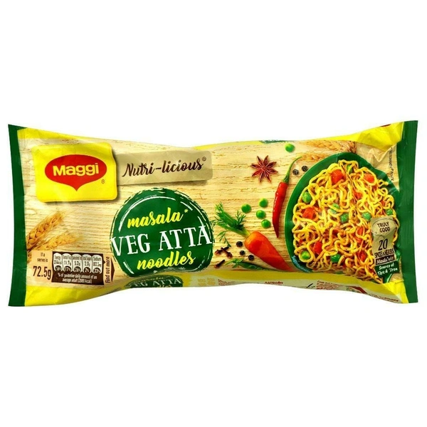 Maggi Nutri-licious Masala Veg Atta Noodles B2B - 290gm