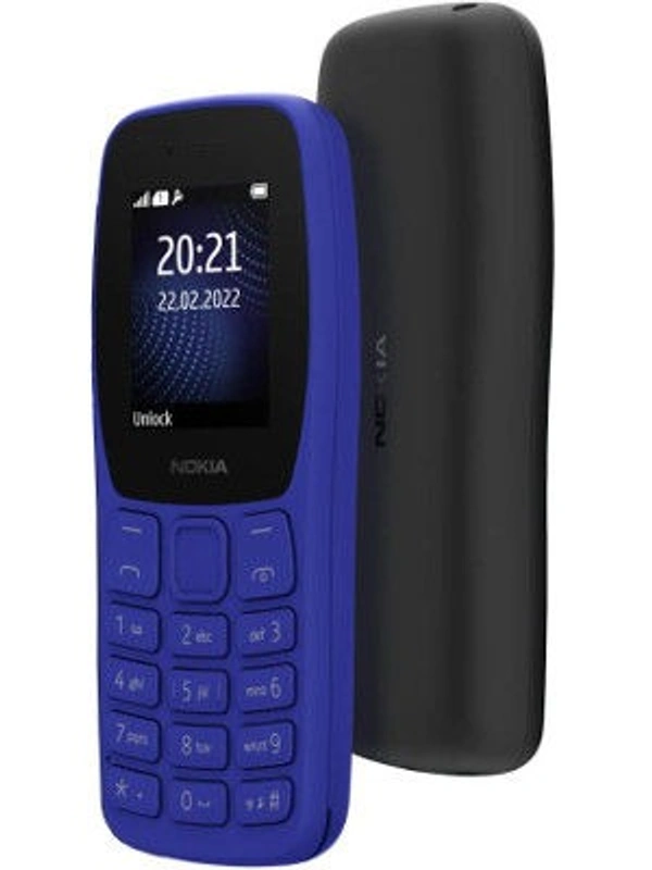 Nokia 105 Singal Sim 2022 - Black,Blue