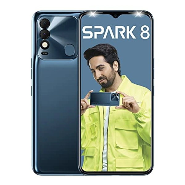 Tecno Spark 8 (Turquoise Cyan, 64 GB)  (4 GB RAM) - All