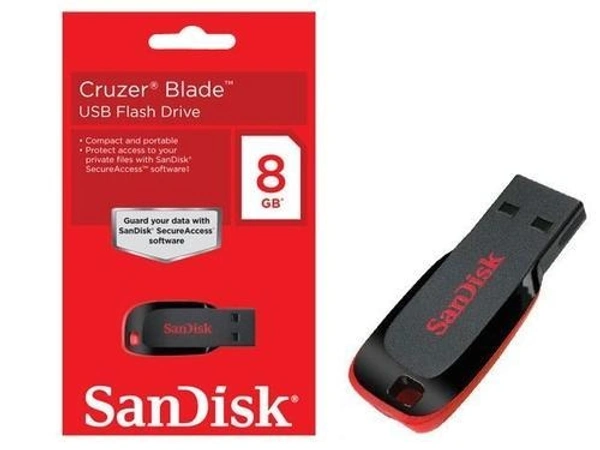 SanDisk Pendrive 8 GB Pen Drive  (Black)