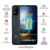 itel Vision2S (Deep Blue, 6.52'' HD+, 5000mAh Battery, 2GB RAM 32GB ROM, 8MP AI Dual Camera) (P651L)