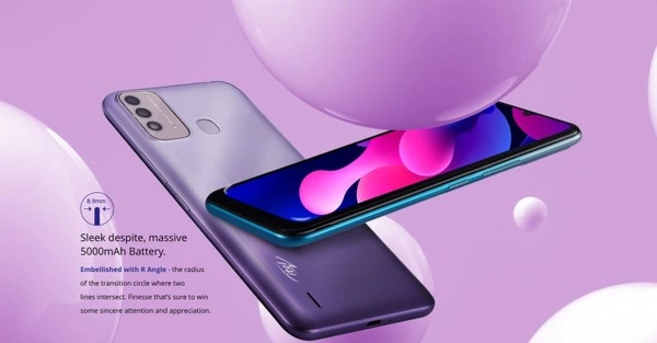 itel Vision2S (Deep Blue, 6.52'' HD+, 5000mAh Battery, 2GB RAM 32GB ROM, 8MP AI Dual Camera) (P651L)