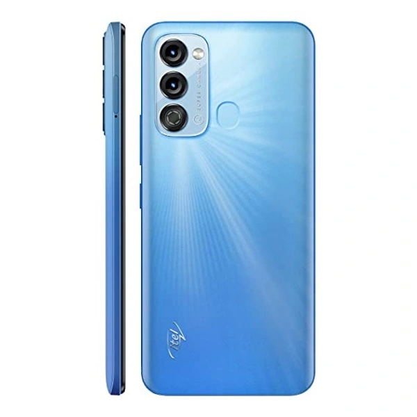 Itel Vision3 (6.6-inch HD+ IPS Waterdrop Display| 3GB RAM +64GB ROM Memory |18W Fast Charging | 5000mAh Battery) Jewel Blue, (S661LP)