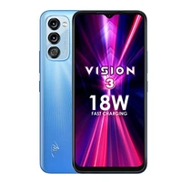 Itel Vision3 (6.6-inch HD+ IPS Waterdrop Display| 3GB RAM +64GB ROM Memory |18W Fast Charging | 5000mAh Battery) Jewel Blue, (S661LP)