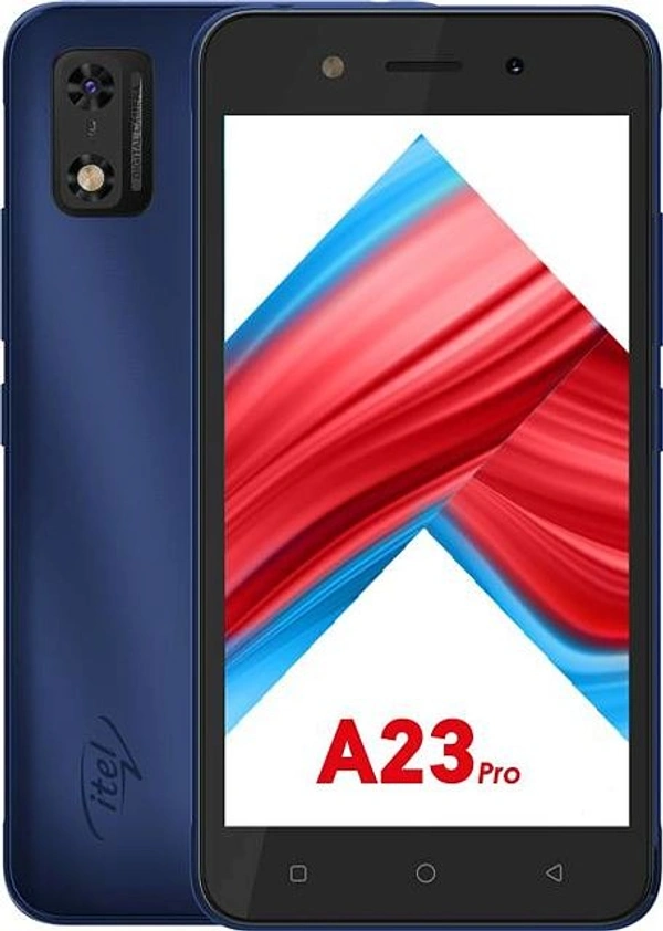 itel A23 Pro_Open Version (5'' FWVGA Bright Display | 8GB+1GB Memory | Smart Face Unlock | 2400mAh Battery | 2MP Rear Camera | Selfie Camera)_Sapphire Blue FAST JIO SIM  