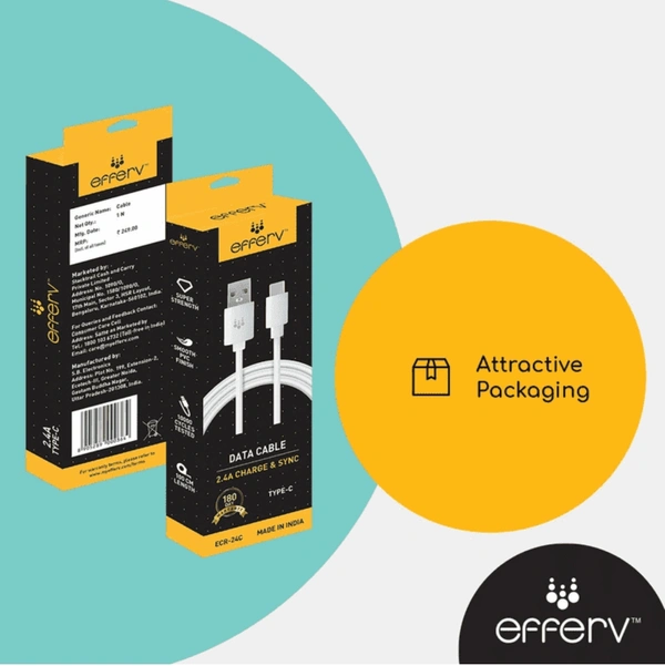 Efferv Type C 2.4A Data Cable