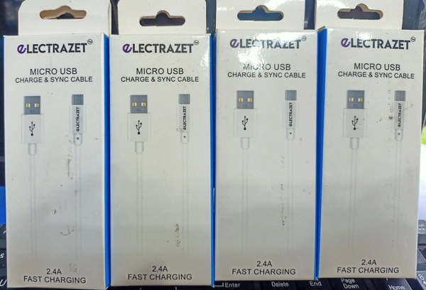 Electrazet 2.4A V8 Data Cable