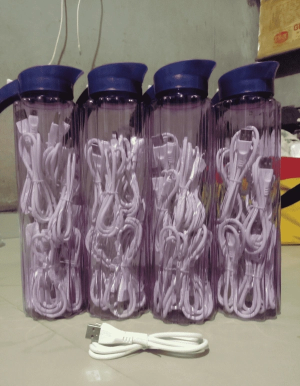 Jemy  V8 Data Cable - One Jar Free With 10 Pc Cable