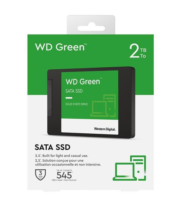 Western Digital 2TB SSD GREEN SATA 2.5'' (WDS200T2GOA-00JH30)
