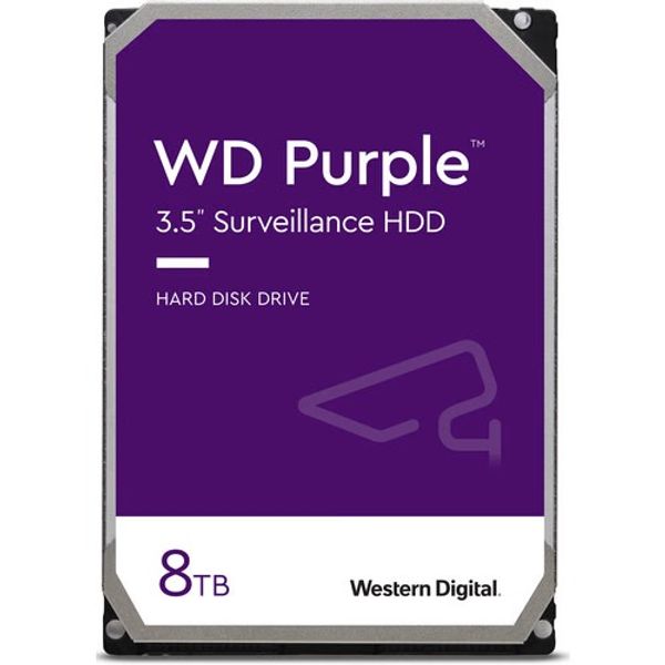 Western Digital WD 8TB Purple Pro 7200 rpm SATA III 3.5" Internal Surveillance Hard Drive (WD8001PURP)