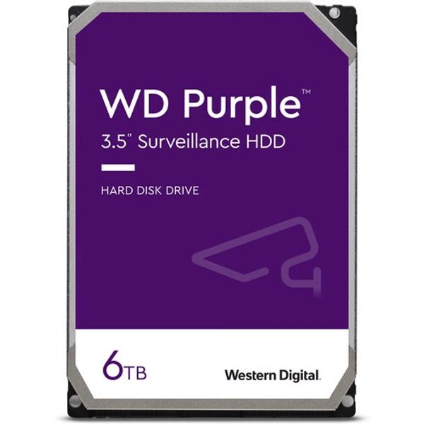 Western Digital WD 6TB Purple SATA III 3.5" Internal Surveillance Hard Drive